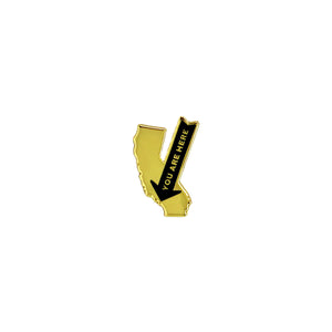 You Are Here CA Pin